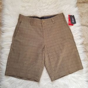 BCG Men Plaid Shorts 10" Inseam Golf